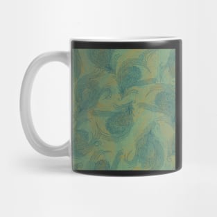 Peacock Feathers Mug